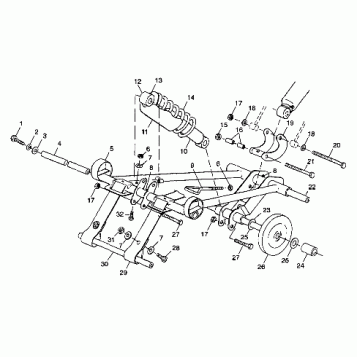 FRONT TORQUE ARM - 099EB4BSA (4946834683b007)
