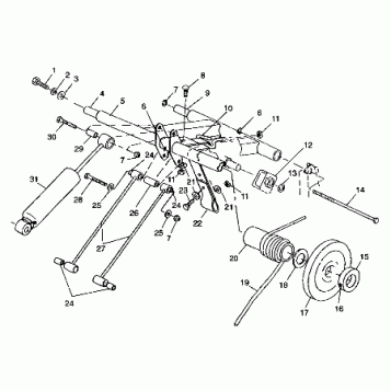 REAR TORQUE ARM - 099EB4BSA (4946834683b008)
