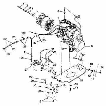 ENGINE MOUNTING - 099EB4BSA (4946834683b014)