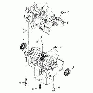 CRANKCASE - 099EB4BS(A) (4946834683c005)