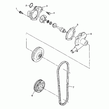 WATER PUMP - 099EB4BS(A) (4946834683c008)
