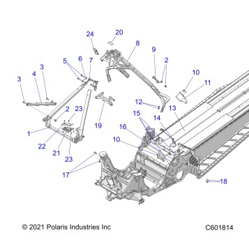 CHASSIS, CHASSIS ASM. and OVER STRUCTURE - S22EFA8RS/EFB8RS ALL OPTIONS (601006C)