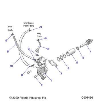 ENGINE, OIL PUMP - S23CED5TSL/TSU (C601486)
