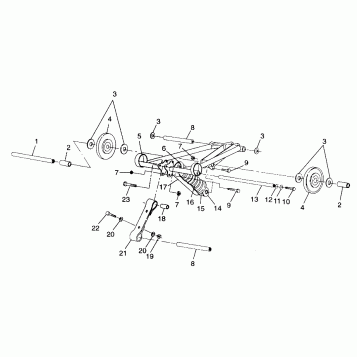 FRONT TORQUE ARM - 099SU4DS (4948264826b011)