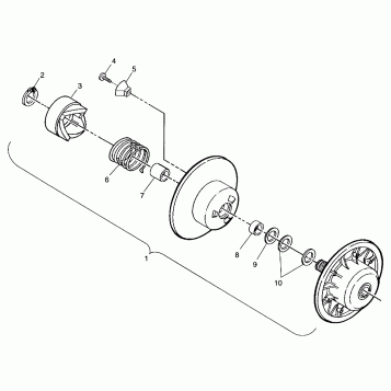 DRIVEN CLUTCH - 099SU4DS (4948264826c001)