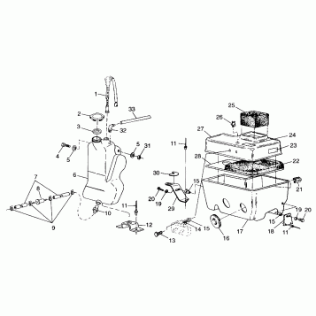 OIL TANK / AIR BOX - 099SU4DS (4948264826c003)