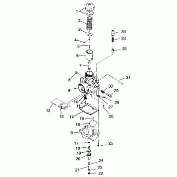 CARBURETOR - 099SU4DS (4948264826c008)