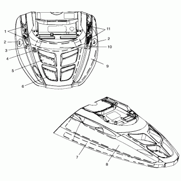 HOOD - FOAM/FOIL - 099SP4AS (4948284828a011)