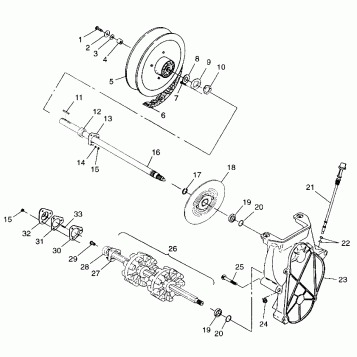 DRIVE TRAIN - 099SP4AS (4948284828b007)