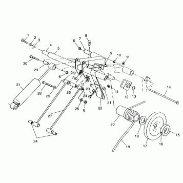 REAR TORQUE ARM - 099SP4AS (4948284828b011)