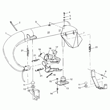 EXHAUST SYSTEM - 099SP4AS (4948284828b014)