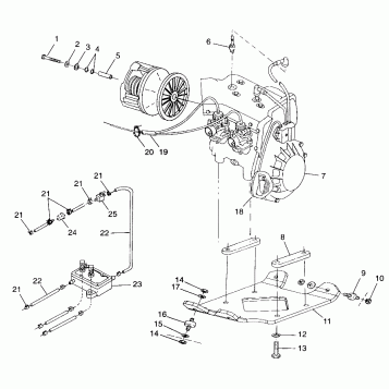 ENGINE MOUNTING - 099SP4AS (4948284828c001)