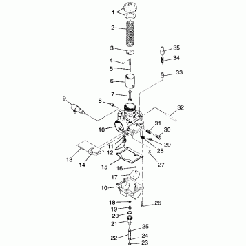CARBURETOR - 099SP4AS (4948284828c007)