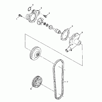 WATER PUMP - 099ER4BS (4948294829c011)