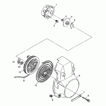 RECOIL STARTER - 099ER4BS (4948294829d002)