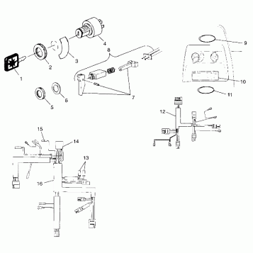 IGNITION and WIRE HARNESS - 099ED4BS (4948304830b001)