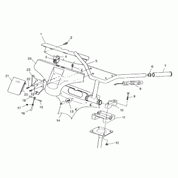 STEERING - HANDLEBAR - 099ED4BS (4948304830b002)