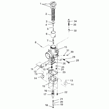 CARBURETOR - 099ED4BS (4948304830c010)