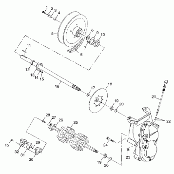 DRIVE TRAIN - 099ET4BS (4948314831b011)