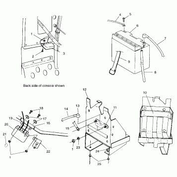 BATTERY BOX - 099ET4BS (4948314831c007)