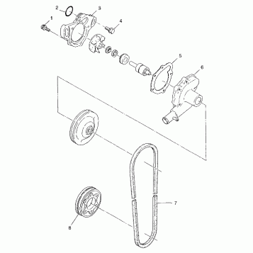 WATER PUMP - 099ET4BS (4948314831c012)