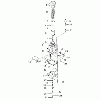 CARBURETOR - 099ET4BS (4948314831c014)