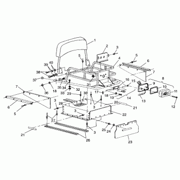 RACK and TUNNEL EXTENSION - 099SU4BS (4948324832a014)
