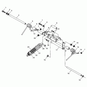 REAR TORQUE ARM - 099SU4BS (4948324832b005)