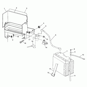 BATTERY BOX - 099SU4BS (4948324832c001)