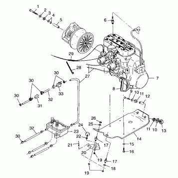 ENGINE MOUNTING - 099SU4BS (4948324832c006)