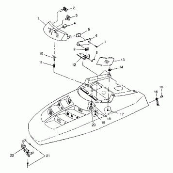 HOOD - HEADLIGHT - 099ET4ES (4948334833A014)
