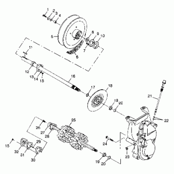 DRIVE TRAIN - 099ET4ESA (4948334833B010)