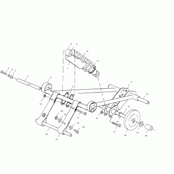 FRONT TORQUE ARM - 099ET4ESA (4948334833B013)