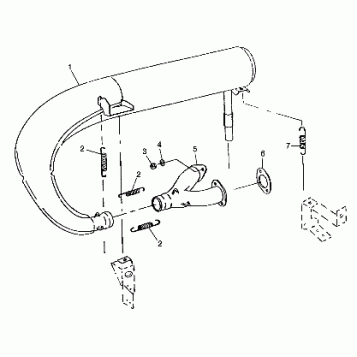 EXHAUST SYSTEM - 099ET4ES (4948334833C004)
