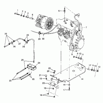 ENGINE MOUNTING - 099ET4ESA (4948334833C006)