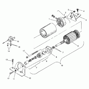 STARTING MOTOR - 099ET4AS (4948334833D001)