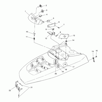 HOOD - HEADLIGHT - 099EB4ESA (4948344834a013)