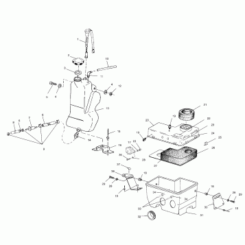 OIL TANK / AIR BOX - 099EB4ESA (4948344834c003)