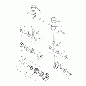 PISTON and CRANKSHAFT - 099EB4ESA (4948344834c006)