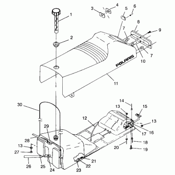 SEAT and GAS TANK - 099SB5BS (4948354835a006)