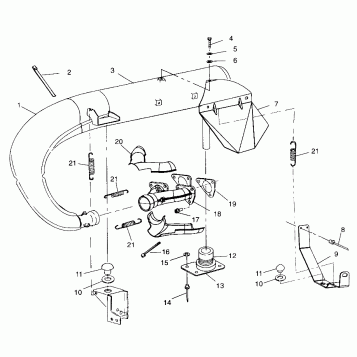 EXHAUST SYSTEM - 099SB5BS (4948354835b013)