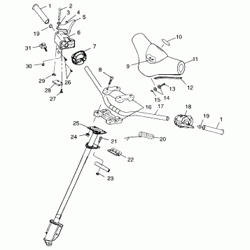 STEERING - HANDLEBAR - E99SS5BU (4948364836b005)