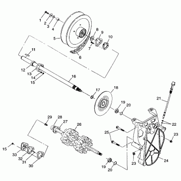 DRIVE TRAIN - 099SR5BS (4948364836b007)