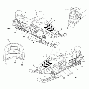 DECALS - RIGEL BLUE HOOD - 099ET6AS (4948384838a013)