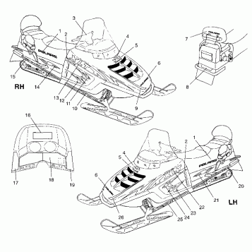 DECALS - GOLD MIST METALLIC HOOD - 099ET6ASA (4948384838a014)