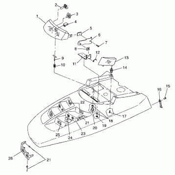 HOOD - HEADLIGHT - 099ET6AS(A) (4948384838b002)