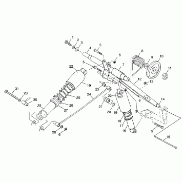REAR TORQUE ARM - 099ET6ASA (4948384838c001)