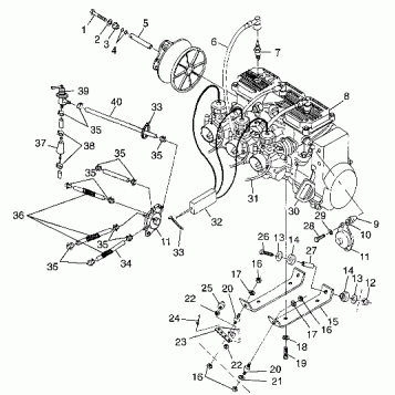 ENGINE MOUNTING - 099ET6ASA (4948384838c006)