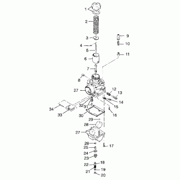 CARBURETOR - 099ET6ASA (4948384838c013)