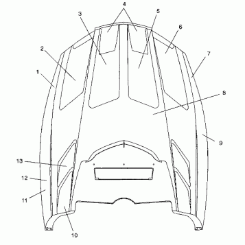 HOOD - FOAM/FOIL - 099AB6AS (4948394839a011)
